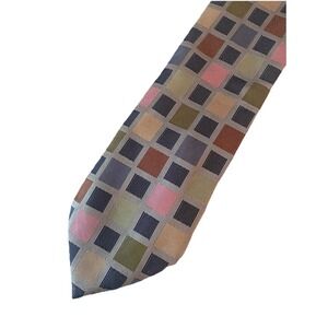 Laurant Bennet Milano ‎ Tie Silver Check